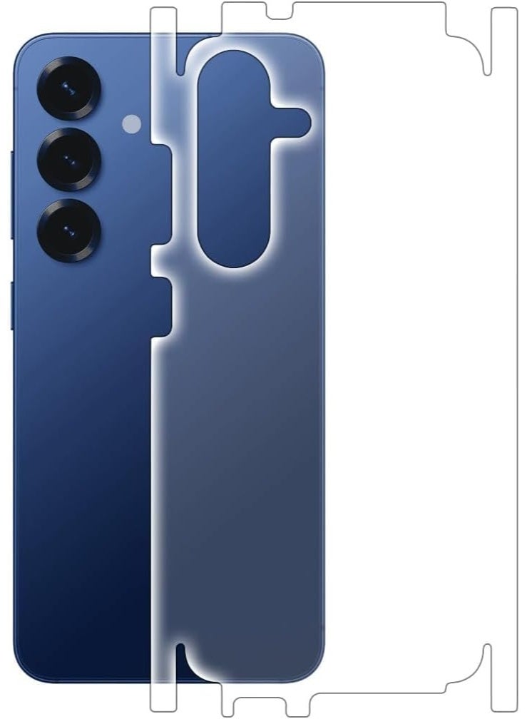 Muzz MATTE Back Sticker Screen Protector for Samsung Galaxy S25 Plus, Matte Anti-Fingerprint, Full Side Anti-Scratch, Gelatin Material (Samsung Galaxy S25 Plus) - Image 1